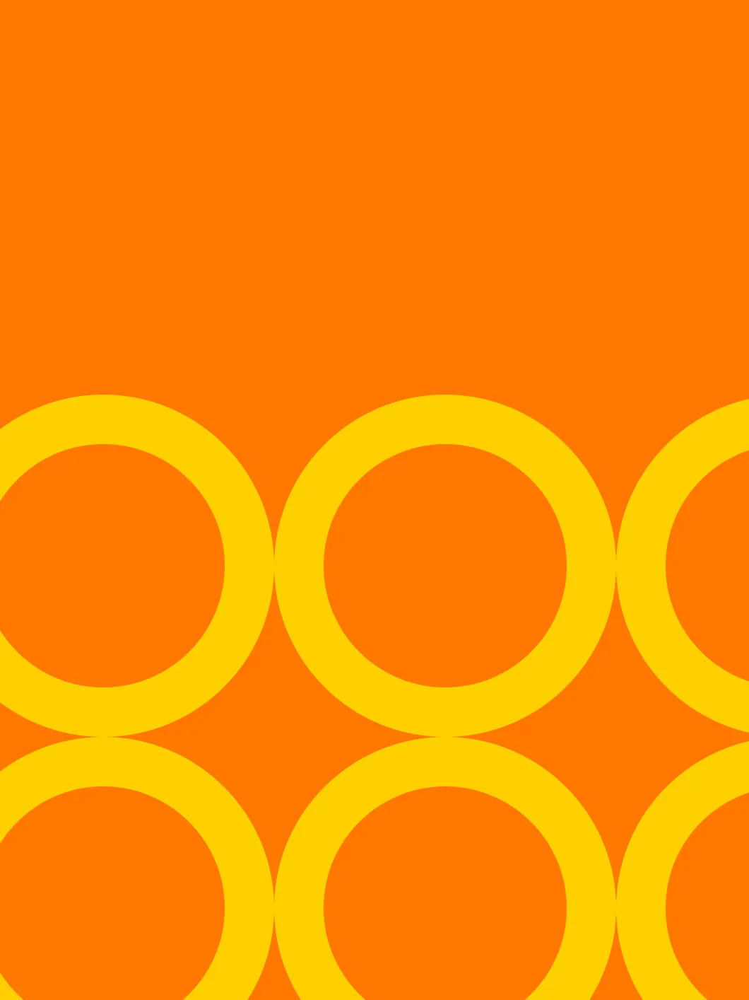 Abstract pattern with orange circles